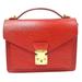 Louis Vuitton Bags | Louis Vuitton Monceau 28 2way Hand Bag Satchel Red Epi | Color: Black/Brown | Size: Os