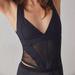 Free People Tops | Free People - Light The Night Stuck In Cami - Black Mesh Crop Top - Size Xs | Color: Black | Size: Xs