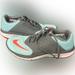 Nike Shoes | Nike Fs Lite Run 3 Shoe - Turquoise/Grey/Orange - 6.5 | Color: Blue/Gray | Size: 6.5