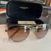 Coach Accessories | Coach Aviator Sunglasses Hc7099b 900513 Gold-Brown Lens | Color: Brown/Gold | Size: Os