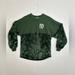 Disney Shirts | Disney World Spirit Embroidered Jersey Mickey Mouse Green Sweater Fleece Size Xs | Color: Green | Size: Xs