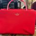 Kate Spade Bags | Kate Spade Large Red Fabric Tote Shopper Bag. Medium Sized | Color: Red | Size: Os
