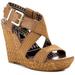 Jessica Simpson Shoes | Jessica Simpson Catskill Cedar Wedge Sandal Heel | Color: Brown/Tan | Size: 6.5