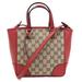 Gucci Bags | Gucci Gg Canvas Handbag 2way Shoulder Bag Beige Red 449241 Outlet Ladies | Color: Cream | Size: Os