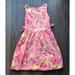 Lilly Pulitzer Dresses | Lilly Pulitzer Little Eryn Dress Hotty Pink Floral, Girl's Size 12 | Color: Pink | Size: 12g