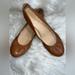 J. Crew Shoes | J.Crew Leather Ballet Flat Brown Size 7.5 | Color: Brown | Size: 7.5