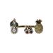 Gucci Jewelry | Gucci Faux Pearl & Crystals Fruit Charms Between The Finger Ring | Color: Silver | Size: Os