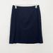 Louis Vuitton Skirts | Louis Vuitton Uniformes Skirt Womens 42 Us 10 Blue Pencil Virgin Wool Office | Color: Black | Size: 10