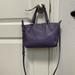 Coach Bags | Coach Kelsey Pebble Leather Mini Satchel Handbag Crossbody Zip Top Closure | Color: Purple | Size: Os