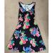 Disney Dresses | Brand New Disney Lilo & Stitch Hawaii Floral Print Hot Topic Dress Small | Color: Black/Pink | Size: S