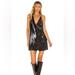 Free People Dresses | Free People Double Take Sequin Mini Dress In Black Rose Combo | Color: Black | Size: Xs