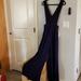 Anthropologie Pants & Jumpsuits | Anthropologie/Maeve Purple Bell Legged Overalls Size 6 Nwt | Color: Purple | Size: 6