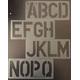 100mm High Stencil Alphabet Lettering Stencil A to Z Numbers Symbols Signwriting