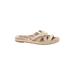 Sam Edelman Sandals: Tan Print Shoes - Women's Size 8 - Open Toe