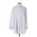 H&M Casual Dress - Shirtdress Collared Long sleeves: Gray Print Dresses - Women's Size Small