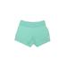 Active by Old Navy Athletic Shorts: Green Color Block Activewear - Women's Size Medium
