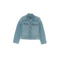 Gap Denim Jacket: Blue Print Jackets & Outerwear - Kids Girl's Size Large Plus