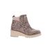 DV by Dolce Vita Ankle Boots: Tan Animal Print Shoes - Women's Size 9