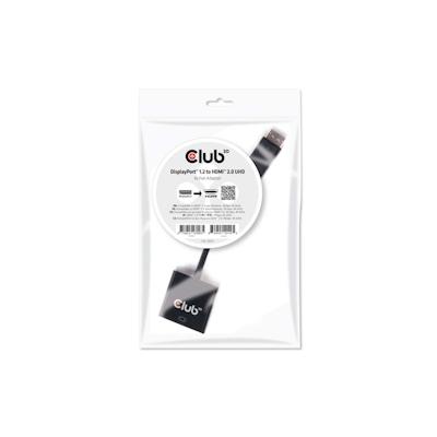 Club 3D Video- / Audio-Adapter DisplayPort / HDMI M bis W 20.3 cm 4K Unterstützung