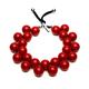 BallsMania Stretch Necklace Color Red Pepper, Idea, Women's Necklace, Women's Jewellery, Fashion Accessories.Jewellery 100%Made in Italy
