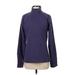 Athleta Track Jacket: Purple Solid Jackets & Outerwear - Women's Size Small