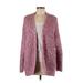 Gap Cardigan Sweater: Pink Marled Sweaters & Sweatshirts - Women's Size Medium