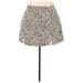 Shein Casual Mini Skirt Mini: Ivory Bottoms - Women's Size 2X
