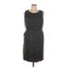 George Casual Dress - Mini Crew Neck Sleeveless: Gray Dresses - Women's Size X-Large