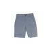 Hurley Shorts: Gray Solid Bottoms - Kids Boy's Size 14 - Medium Wash