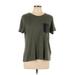 DKNY Sport Short Sleeve T-Shirt: Green Tops - Women's Size Large
