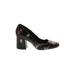 Zara Heels: Pumps Chunky Heel Cocktail Black Shoes - Women's Size 40 - Round Toe
