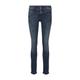 Tom Tailor Alexa Slim Jeans Damen random bleached blue denim, Gr. 27-30, Baumwolle