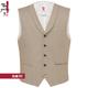 Cg Club Of Gents Weste/Waistcoat CG Philipp Herren beige, Gr. 50, Schurwolle