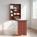 Wall Mounted Desk, Fold Out Convertible Desk, Floating Desk w/ Shelves