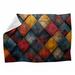 VisionBedding Geometric Pattern Fleece Throw Blanket - Abstract Throws for Sofas or Beds-12267 Fleece/Microfiber/Fleece | 80 H x 60 W in | Wayfair