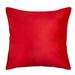 Everly Quinn Christene Square Velvet Pillow Cover & Insert Polyester/Polyfill/Velvet in Red | 22 H x 22 W x 5 D in | Wayfair