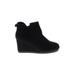 Marbella Ankle Boots: Black Solid Shoes - Kids Girl's Size 2