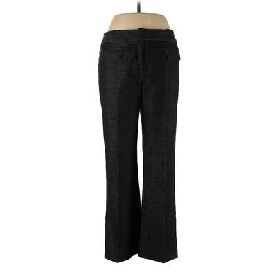 Etcetera Dress Pants - Mid/Reg Rise: Black Bottoms - Women's Size 10