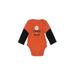 Old Navy Long Sleeve Outfit: Orange Color Block Bottoms - Size 3-6 Month