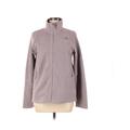 The North Face Fleece Jacket: Below Hip Gray Print Jackets & Outerwear - Women's Size Medium