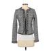 White House Black Market Jacket: Short Gray Jackets & Outerwear - Women's Size X-Small