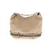 Charming Charlie Leather Hobo Bag: Tan Print Bags