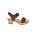 No.6 Store Mule/Clog: Brown Print Shoes - Women's Size 39 - Open Toe