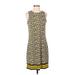 MICHAEL Michael Kors Casual Dress: Yellow Dresses - Women's Size Small