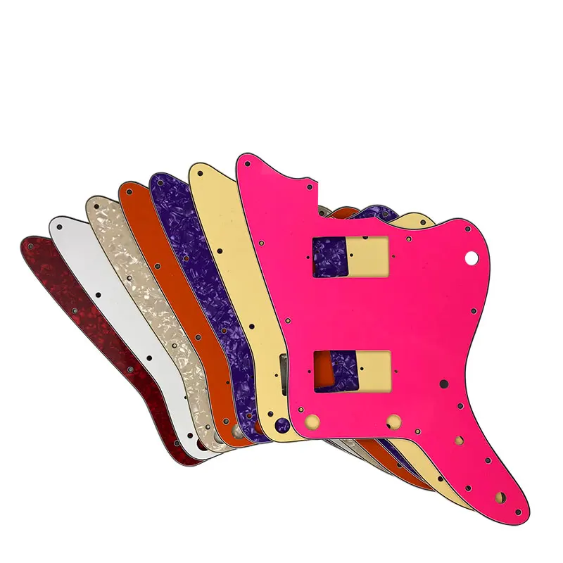 Feiman customizeiont pick guard-für mij jazz master gitarren pick guard mit paf humbucker keine oberen horn löcher flammen muster Image