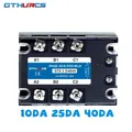 3-SSR DC-AC 10A 25A 40A 60A 80A 100A 120A 200A Drei Phase Solid State Relais modul 3-32V DC Control