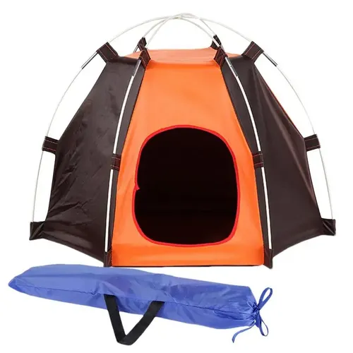 Zelt für Hunde Polyester Outdoor Hunde camping Zelt faltbare Camping zubehör unterstützende
