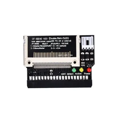 Compact Flash CF auf 3,5 Buchse, 40-poliger IDE-bootfähiger Adapter, Konverterkarte, integrierte LED-Anzeige, 3,3 V, 5 V, kompakter Blitz Image