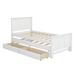 Red Barrel Studio® Jeri Bed Wood in White | 41.3 H x 42.7 W x 80 D in | Wayfair 846C6157E21C4978A9FB9C4446DFD867