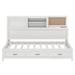 Red Barrel Studio® Daybed w/ Drawers, Upper Soft Board, Shelf, & USB, Solid Wood | 44.1 H x 50.2 W x 78 D in | Wayfair